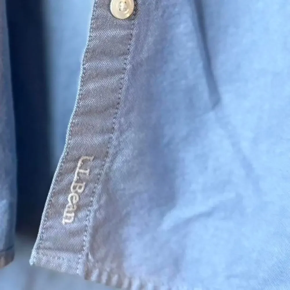 L.L.Bean organic cotton button down (S) - Picture 7 of 8